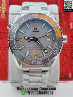 omega seamaster grey dial titanium watch