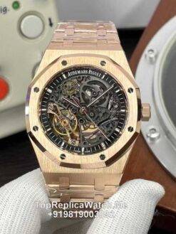 Audemars Piguet Royal Oak 15500 Super Clone Watch | Black Dial | 1:1 4302 Swiss Clone Movement (Copy)
