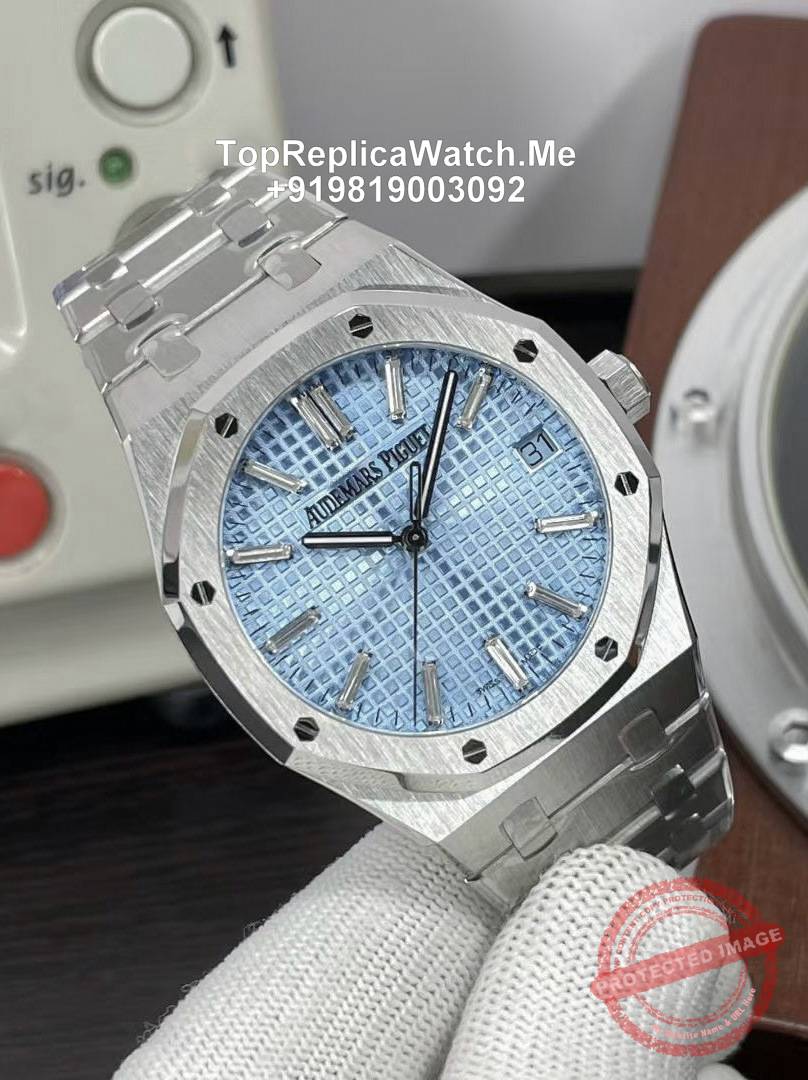Audemars Piguet Royal Oak Ice Blue Baguette Dial