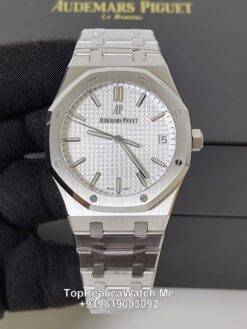 Audemars Piguet Royal Oak 15500 Super Clone Watch | Black Dial | 1:1 4302 Swiss Clone Movement (Copy)