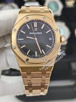 Audemars Piguet Royal Oak 15500 Super Clone Watch | Black Dial | 1:1 4302 Swiss Clone Movement (Copy)