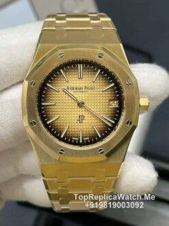 Audemars Piguet Royal Oak 15500 Super Clone Watch | Black Dial | 1:1 4302 Swiss Clone Movement (Copy)