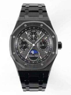 Audemars Piguet Royal Oak 15500 Super Clone Watch | Black Dial | 1:1 4302 Swiss Clone Movement (Copy)