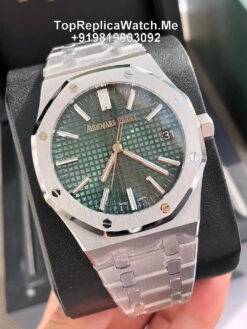 Audemars Piguet Royal Oak 15500 Super Clone Watch | Black Dial | 1:1 4302 Swiss Clone Movement (Copy)