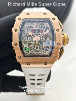 Richard Mille RM 11-03 Super Clone Watch | 18k Rose Gold Case | 1:1 RMAC3 Swiss Clone Movement (Copy)