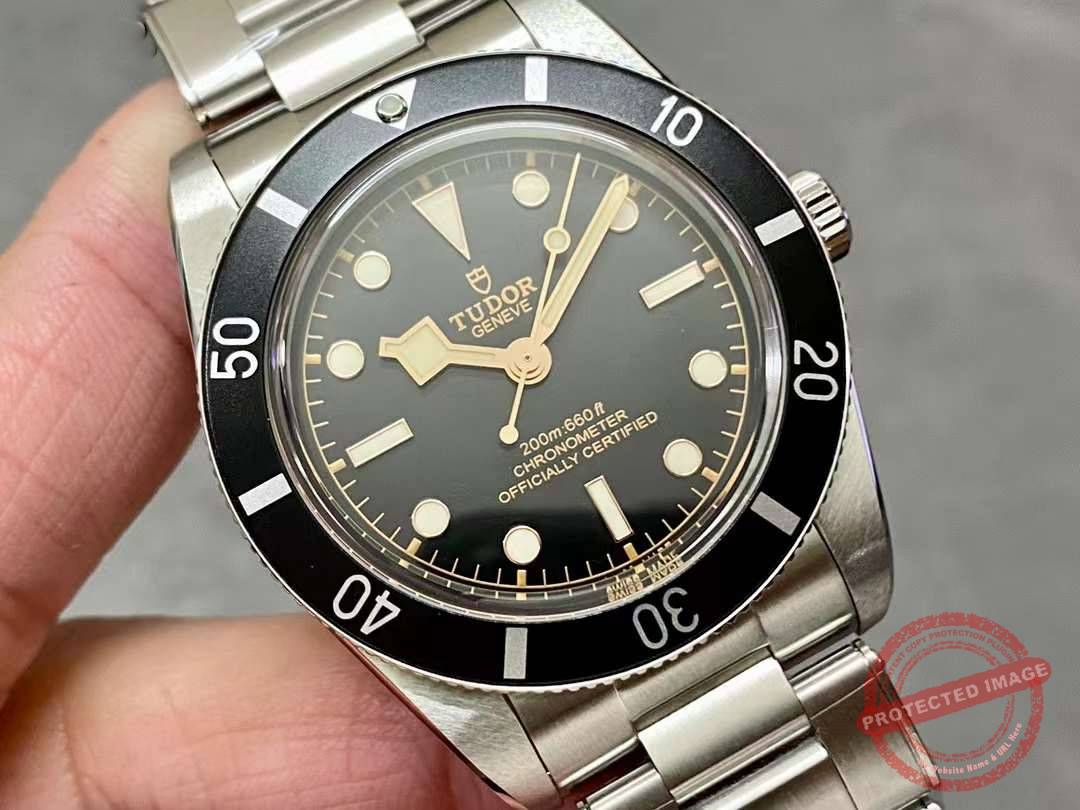 tudor black bay 54 black dial replica