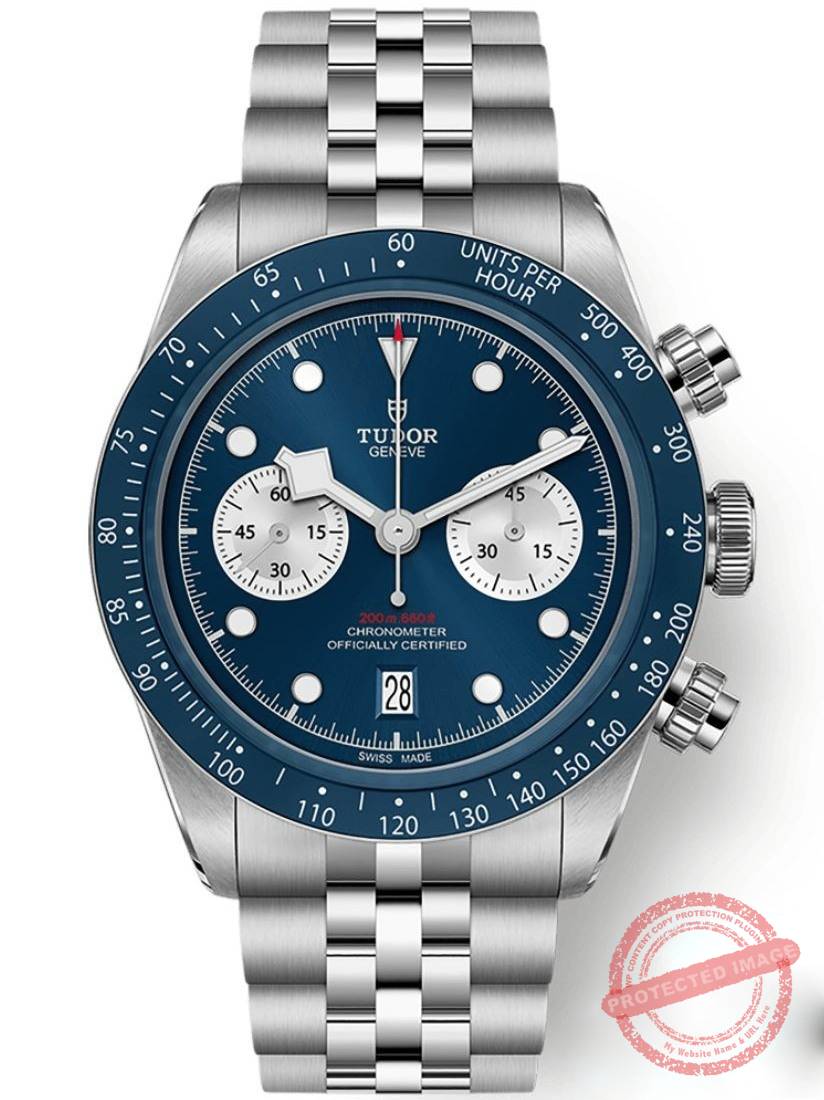 tudor black bay chrono blue dial