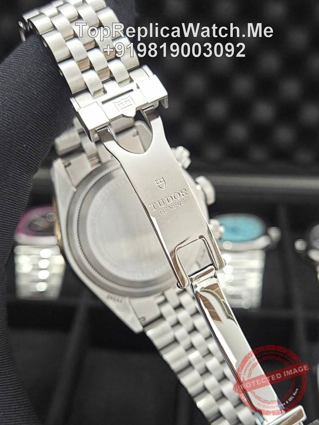 tudor black bay chrono panda replica