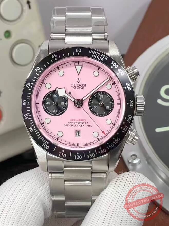 tudor black bay chrono pink superclone