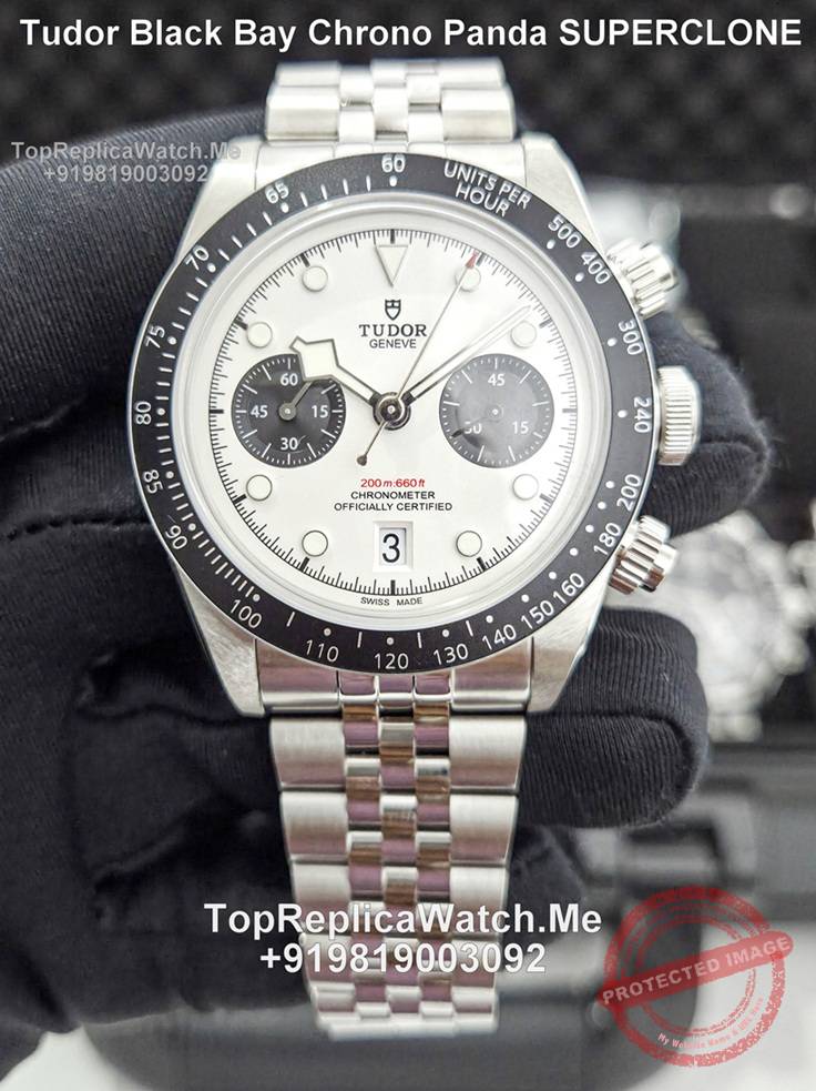 tudor black bay chrono white dial