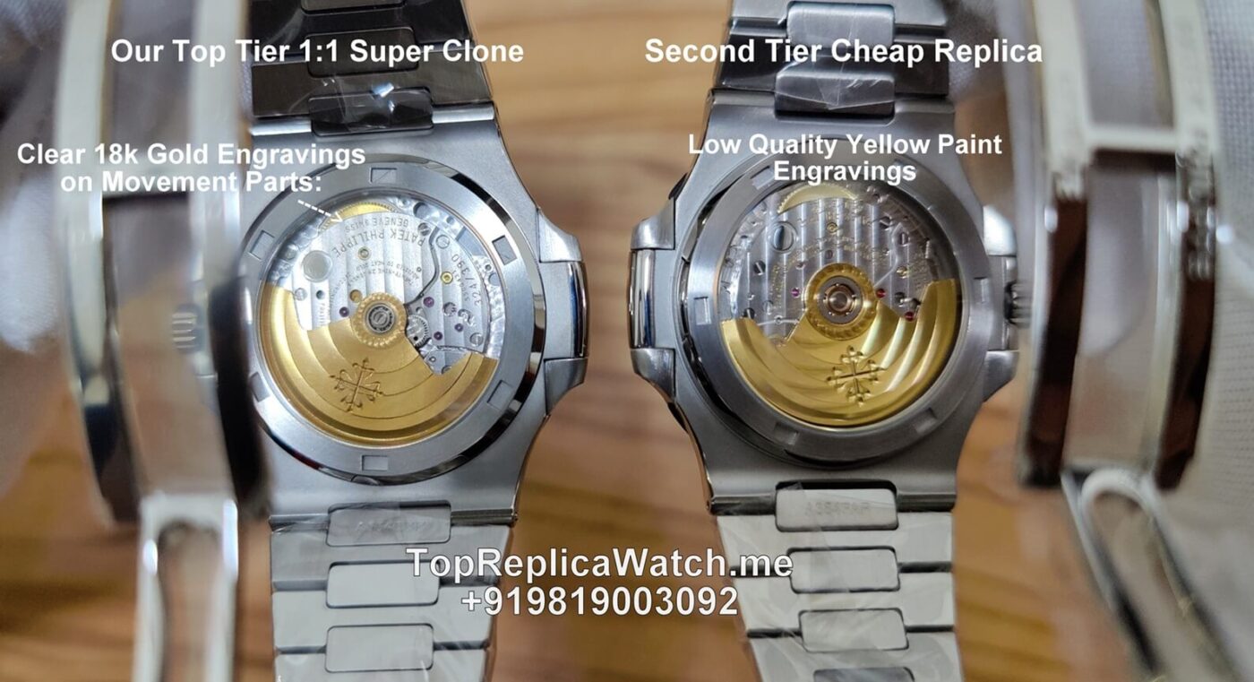 Fake Patek Nautilus 5711 vs real