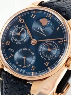 IWC Portugieser Perpetual Calendar blue dial