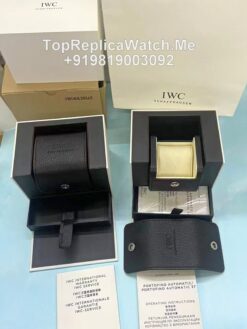 IWC box with papers