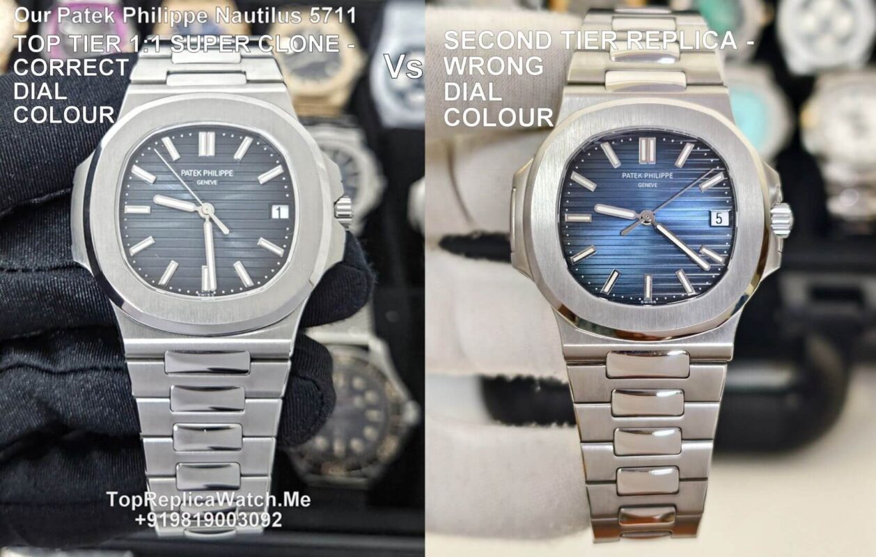 Patek Nautilus 5711 real vs fake