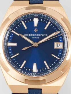 Vacheron Constantin Overseas blue dial rubber strap