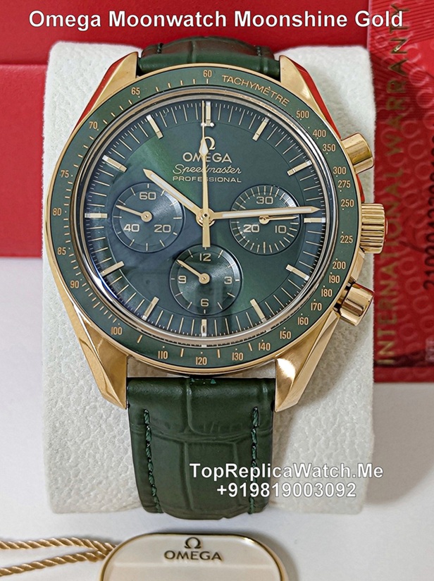 omega moonwatch moonshine gold
