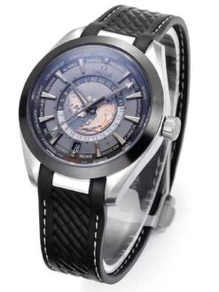 omega seamaster aqua terra worldtimer titanium replica watch