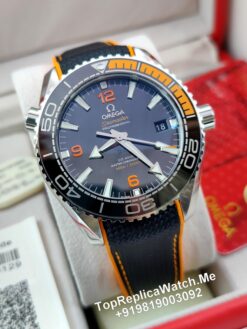 omega seamaster black dial watch