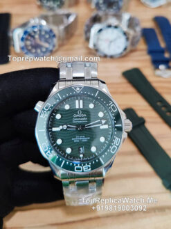 omega seamaster diver 300m green dial watch