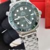 omega seamaster diver green replica watch