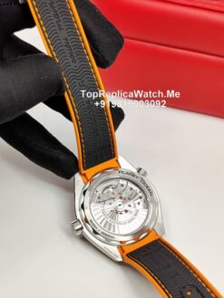 omega seamaster planet ocean rubber strap watch