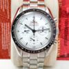 omega speedmaster moonwatch white dial watch