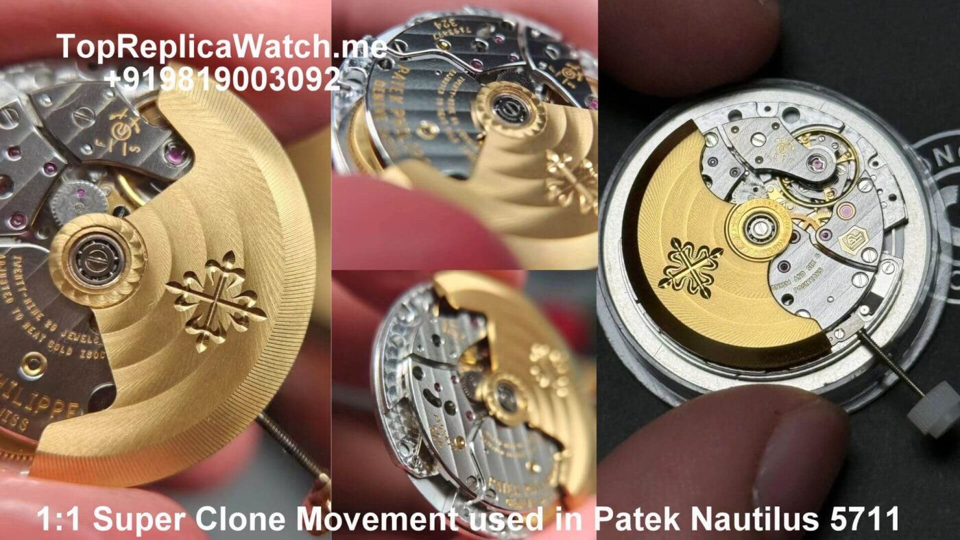 patek philippe nautilus 5711 clone movement
